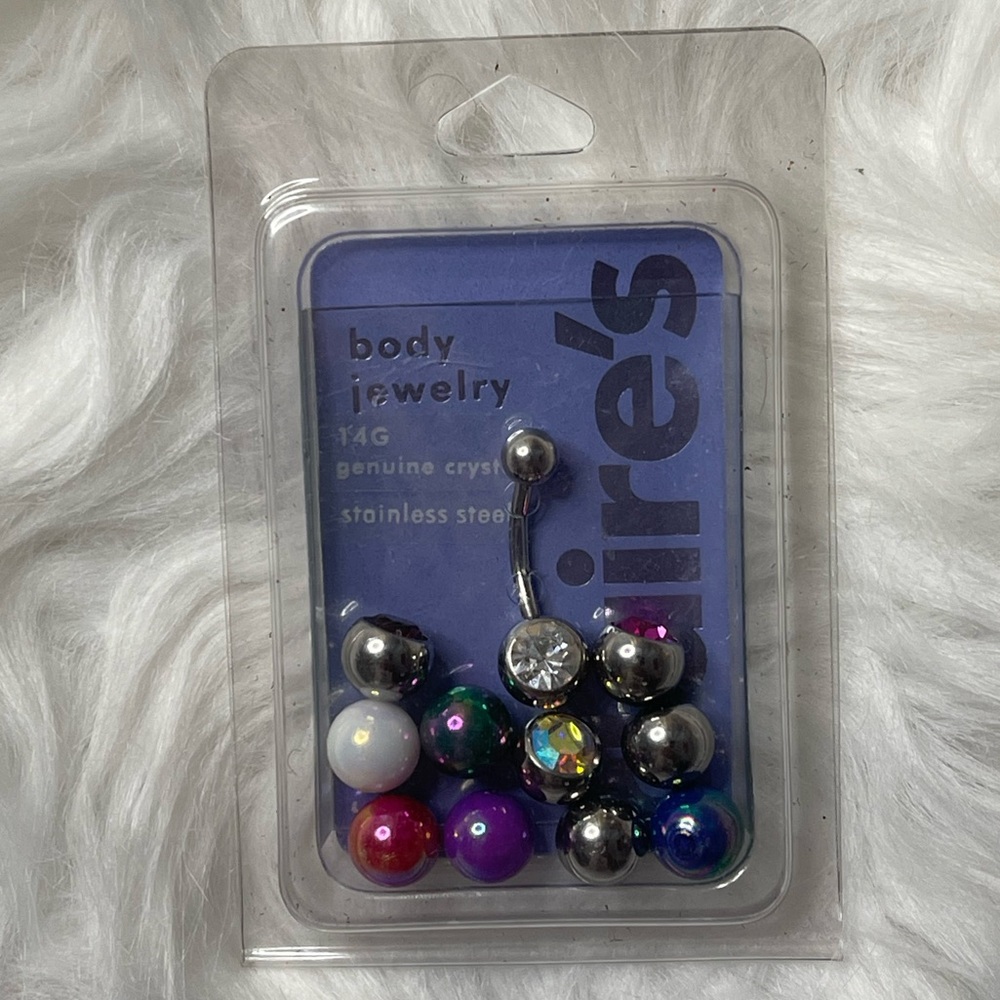 Claire's Belly Button Jewelry Set